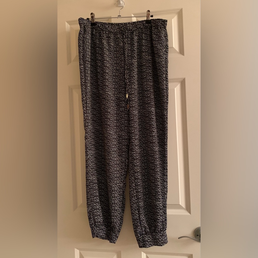 EUC Pants: Pull-On w/ Drawstring, Pockets, Jennifer Lopez, Not Quite Harems